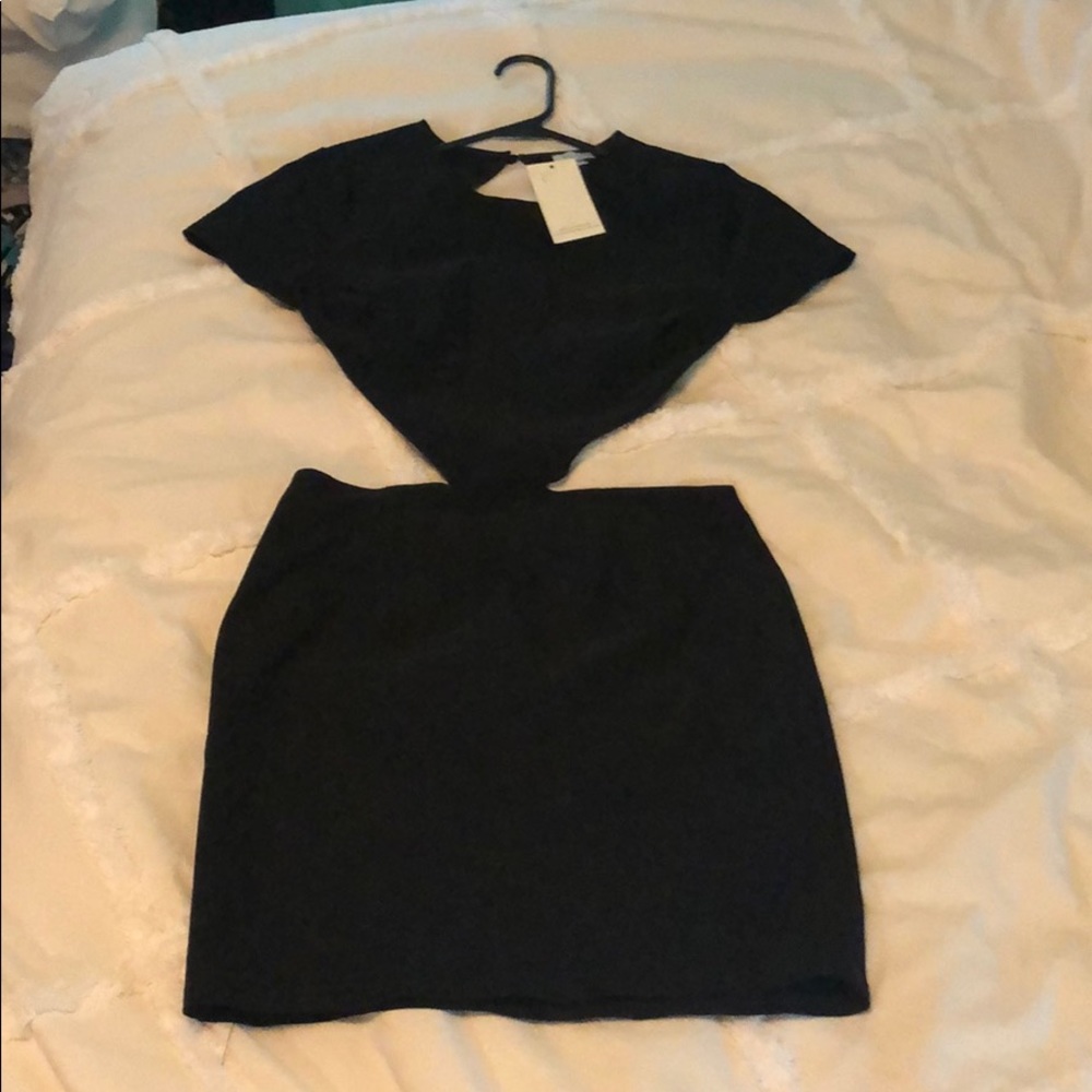 Black cocktail dress